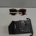Livho Polarized Sunglasses, Retro & Oversized Shades for Women with Round Lenses