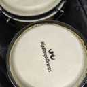 Bongo Drum Set for Adults Kids Beginners Professionals, Upgrade Packaging, Set of 6 & 7 inch Tunable Percussion Instruments Natural Animal Hides Hickory Shells Wood Metal Congas with Tuning Wrench