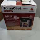 TomaChef Air Fryer 5.3QT with Visible Window, 10-in-1 Digital Cooker(Black)