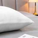 BEDELITE Body Pillow Cover with Zipper Closure, Super Soft and Cozy Fuzzy Fleece Pillowcase 20 x 54 Inches, Luxury Fluffy Plush Long Body Pillow Pillowcase for All Seasons(Bright White)