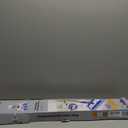 MR.SIGA Professional Microfiber Mop for Hardwood, Laminate, Tile Floor Cleaning, Stainless Steel Telescopic Handle - 3 Reusable Flat Mop Refills and 1 Dirt Removal Scrubber Included (Blue)