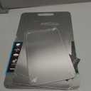 Titanium Cutting Board Set of 3,100% Pure Titanium Cutting Boards for Kitchen, Double Sided Non Toxic Cutting Board, Ideal Charcuterie & Chopping for Meat, Hygiene Durable Dishwashr3 Pack) (Silver)