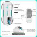 HAUSHOF Robot Window Cleaner with 3800Pa Suction, Auto Water Spray, AI Path Planning & Edge Detection, Remote Control for High-Rise Window, Glass Door