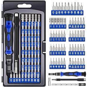 XOOL 62 in 1 Precision Screwdriver Kit, Electronics Repair Tool Kit, Magnetic Driver Kit with Flexible Shaft, Extension Rod for Mobile Phone, Smartphone, Game Console, PC, Tablet