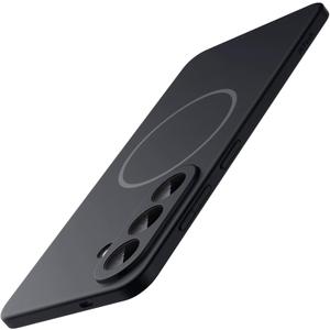 JETech Magnetic Slim Case for Samsung Galaxy S26 Plus, Compatible with MagSafe, Anti-Slip Grip & Full Camera Lens Protection, Ultra-Thin Lightweight Matte Finish Phone Cover (Black)