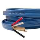 14/3 NM-B, Electrical Wire, 25ft Copper Cable Wire with Ground,Residential Indoor, Blue.