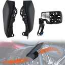 Mid Frame Air Deflector with CoolFlow Fan, Wind Deflector Heat Shield with Oil Cooler Fan for Harley Touring CVO Road Glide Limited Tri Glide Ultra Limited Electra Glide Classic 2017-2024 Accessories