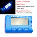 RC CellMeter 8 Digital Battery Capacity Checker Battery Voltage Tester LCD Backlight for LiPo Life Li-ion NiMH Nicd