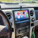 Android 13.0 Double Din Car Stereo for Ford F150 2009-2012 9 Inch HD Touch Screen Car Audio Multimedia Receiver with Carplay Android Auto GPS Radio Navigation Bluetooth Camera