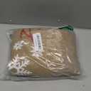 N&T NIETING Christmas Tree Skirt, 48 Inches Rustic Xmas Tree Skirt for Christmas Decorations, Merry Christmas Tree Ornaments, Holiday Home Decor (Khaki)