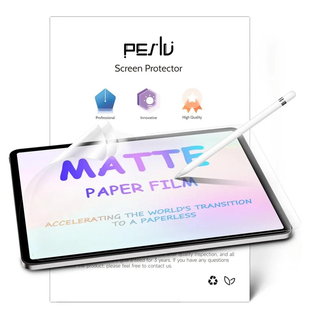 Pack Like Paper Screen Protector for iPad 10th 2022 10.9" & iPad 11th A16 2025 11", Matte Anti Glare PET Film/Blue Light Filter Eye Protection Cover/Drawing & Writing Feel Like on Paper