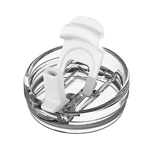 Zukro Replacement Lid for 50 oz & 40 oz cold1 Reduce Tumbler, Fit for 42 oz, 35 oz, 30 oz Yeti Rambler Tumbler, Press-in Leakproof 2-in-1 Flip Straw Lid fit for Hydrapeak 40 oz Cup, Snow White