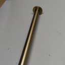 Ivilon Tension Curtain Rod - Spring Tension Rod for Windows or Shower, 54 to 90 Inch. Warm Gold