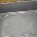 IRIS USA Cat Litter Box XX-Large Open Top with High Sided Walls Tall Scatter Shield Scoop Included Easy Clean Plastic Pan for Big Cats Kittens Multi-Cat Households 30" L x 20" W x 14" H Gray