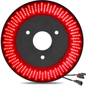 Upgraded Spare Tire Brake Light for Bronco 3rd Brake Light, 360 LEDs Super Bright Rear Third Brake Light Plug-and-Play Wheel Light fit for Bronco 2021 2022 2023 2024 2/4 door, Not for Sport/Raptor