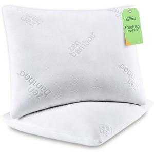 Zen Bamboo Pillows for Sleeping - Set of 2