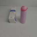 32 oz Stainless Steel Water Bottle with Straw, 2-in-1 Sip and Chug Lid, Triple Walled Vacuum Insulated Metal, Leakproof, BPA Free for Travel, School, Hiking, Gym, Pink