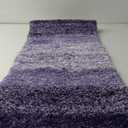 Arotive Microfiber Bathroom Rugs, Shaggy Soft and Absorbent Bath Rug, Non-Slip, Thick Plush Machine Washable Dry Bath Mats for Bathroom, Tub and Shower, 47x17, Dark Purple