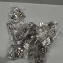 Chibery 50 Pack 1-1/4" 4D Overlay Soft Close Concealed Hinges for Face Frame Door, Control Closing Speed, Smooth Slow Self Close Hinges, Satin Nickel, 105 Open Angle Stainless Steel Cabinet Hinges