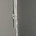 Tension Curtain Rod by EZFurni,42-123 Inches,Heavy Duty Tension Rods for Windows, No Drilling Adjustable Curtain Rod for Patio, Hold Up Blackout Curtains and Non Slip, White