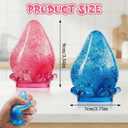 Water Drop Squeeze Squishies, Dream Squishy Drop Squishy Stress Ball, Soft Fidget Stress Ball, 2026 New Slow Rise Relief Fidget Sensory for Anxiety Stress Easter Party Favors (Pink)