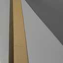 Exclusive Home Curtains Ogee 1" Curtain Rod and Coordinating Finial Set, Matte Silver, Adjustable 36"-72"