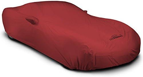 Coverking Custom Fit Exterior Car Cover Designed for Select Mercedes-Benz GLC300 Model Vehicles: Stormproof Fabric, Red