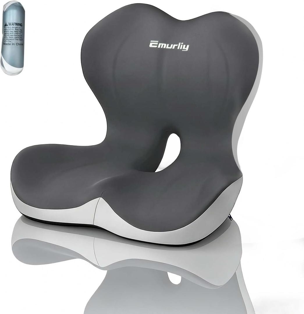 Ergonomic Memory Foma Car Seat Cushion Reducing Sciatica Pressure
Truck Driver Long Sitting Hemorrhoid Pillow, Thick Non Slip Wheelchair Cushions, Comfort Chair Back And Tailbone Cushion