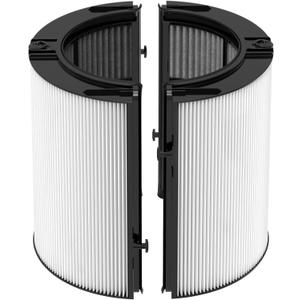 360 Combi Glass HEPA Carbon Air Purifier Filter for Dyson TP09 TP07 TP06 TP7A TP7B TP4A TP4B Purifying Fan, 2-in-1 H13 True HEPA Compatible with Dyson Tower Purifying Fan