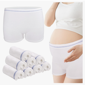 Mesh Underwear Postpartum 8 Count Disposable Postpartum Underwear Hospital Mesh Panties for Post C-Section