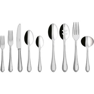 Villeroy & Boch Mademoiselle 64 Piece Flatware Set for 12, Includes Serving Pieces