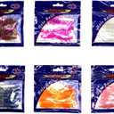 Adygil Fishing ADSL210/BRC55 Soft Silicone Lures for Bass, Trout, Crappie, 60pcs/Pack, 6 Colors, 10pcs Each Color.