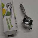 TEZZ Premium Lemon Squeezer, Large Heavy Duty Handhelp Juicer for Lemon, Metal Hand Press Citrus Juicer, Lime Squeezer Bar Tool, Manual Citrus Press (Silver)