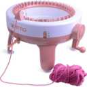 Umootek SENTRO 40 Needles Knitting Machine, Knitting Board Rotating Double Loom,Smart Weaving Loom Round Knitting Machines, Weaving Loom Machine Kit for Adults Children Sewing Tool
