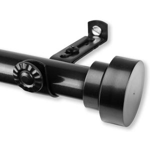 Casafoyer Thornhill Curtain Rod 13/16 inch 18-28" - Black