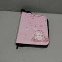 CLOKORIA Card Binder for Girls Gifts,440 Cards Collectible Trading Card Holder Case with 55 Sleeves, 4 Pocket for TCG Game Cards Collection Sports Trading Cards Collector Album (Sakura Cat)