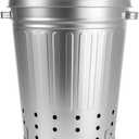 12-Gallon Galvanized Steel Incinerator Can with Lid
Rust-resistant construction, ventilated for steady airflow, covered burn design
