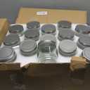 Betrome 8 oz Mason Jars, 24 Pack 240ml Glass Canning Jars with Regular Mouth Lids, Glass Storage Containers for Overnight Oats, Jam, Jelly, Honey, Beans, Spice, Wedding Party Favor, Shower Favor