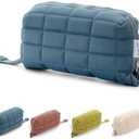 Mr. Pen- Large Capacity Pillow Pencil Case, Blue Pencil Pouch, School/College Pencil Case 2 Pack