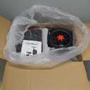 Knee Scooter, 300lbs Capacity, 13" Big PU Seat, Disc Brake Knee Walker, All Terrain Foldable Knee Scooter Walker with Bag for Foot Injuries Compact Crutches Alternative (Burgundy) (Red)