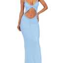 ISZPLUSH Women's Sleeveless All Mesh Dress Sexy Mini Tassel Cut Out See Through Dress High Slit Ruffle Hem Mesh Club Outfit (S)