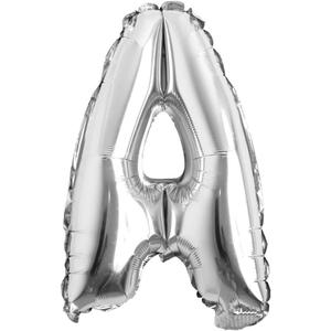 32 inch Letter Balloons Silver Alphabet Number Balloons Foil Mylar Party Wedding Bachelorette Birthday Bridal Shower Graduation Anniversary Celebration Decoration (32 inch A Silver)