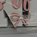 BreezeHug Large Senior 2026 Sign Class of 2026 Sign Senior Night Letter Wooden Table Decor Coquette Bow Photo Booth Props Graduation Table Centerpieces Graduation Party Decoration for High School (Pink)