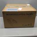 Under Desk Elliptical Machine, Electric Elliptical Leg Exerciser for Seniors with 12 Adjustable, Portable Quiet Elliptical Exercise Machine, Seated Pedal Exerciser with Remote Control (Orange)