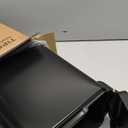 TIPGO Slim Bathroom Trash Can with Lid Soft Close, Step Pedal, 6 Liter / 1.6 Gallon Stainless Steel Trash Bin, Small Garbage Cans for Bedroom, Office, Kitchen (Matte Black)