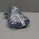 AMEBELLE Women's Roll Up 3/4 Sleeve Tie Front Knot Shirt Chambray Denim Crop Top (XX-Large)