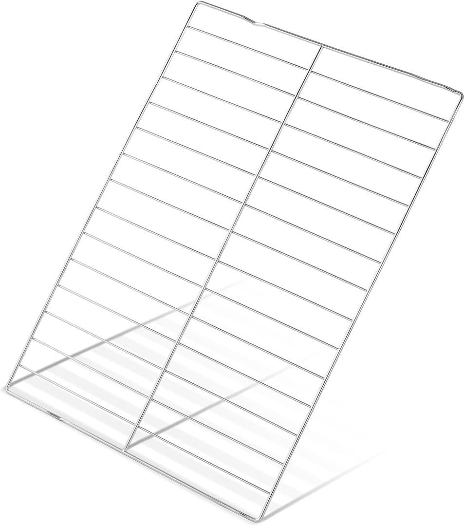 Upgraded WB48X20249 Oven Rack Replacement Parts for GE Stove Oven Parts, 23.7" x 16.1" Rack-flat for GE Range Oven Parts 304 Stainless Steel Oven Wire Rack Hotpoint Stove Parts Oven Rack 1 Pcs