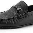 JABASIC Kids Penny Loafer Casual Slip-On Moccasin Flats Boys Dress Shoes (2)