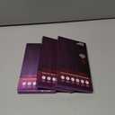 3 x 2 Pack for iPhone 16 Privacy Screen Protector Tempered Glass 6.1 inch Private Protective Film Anti-Blue Light Anti Spy No Bubble Simple Assembly Gradient Red Orange