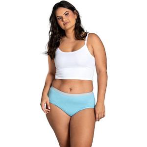 Fruit of the Loom Women's Eversoft Cotton Underwear Multipacks, Tag Free & Breathable, (Hi Cut - Assorted Color May Vary, 14)
